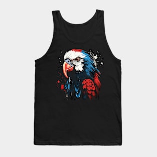 Patriotic Parrot Tank Top